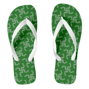 Christmas Garland Green, Christmas Decoration Flip Flops