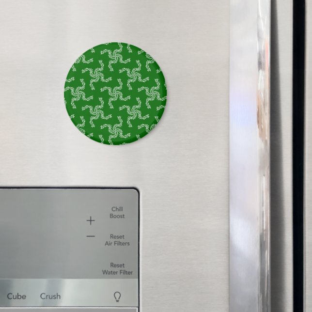 Christmas Garland Green, Christmas Decoration Magnet (In Situ (Fridge))