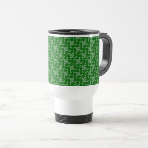 Christmas Garland Green, Christmas Decoration Travel Mug