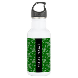 Christmas Garland, Green, Your name, Personalize 532 Ml Water Bottle