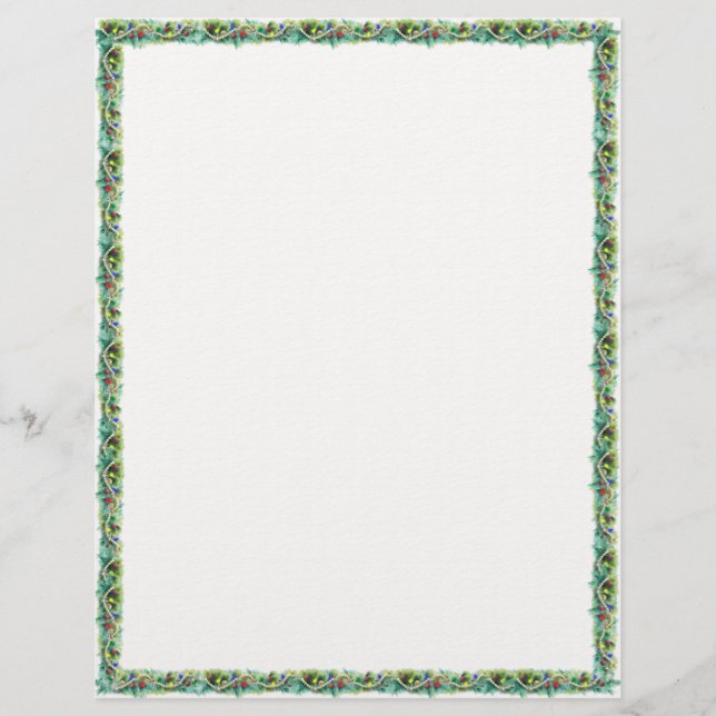 Christmas Garland Letterhead (Front)
