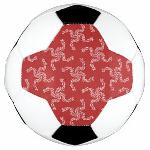 Christmas Garland Red, Christmas Decoration, Xmas Soccer Ball