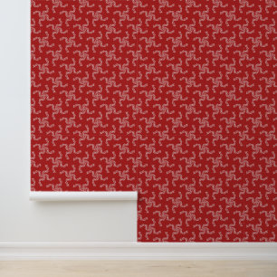 Christmas Garland Red, Christmas Decoration, Xmas Wallpaper