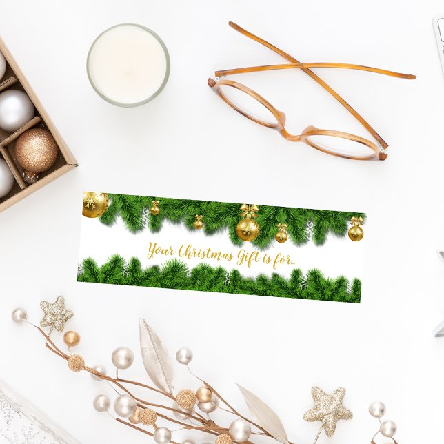 Christmas Garland Secret Santa Name Drawing Cards (Creator Uploaded)
