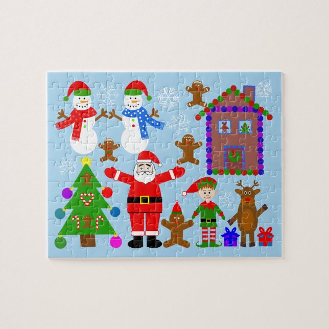 Christmas Gathering #2 Jigsaw Puzzle (Horizontal)