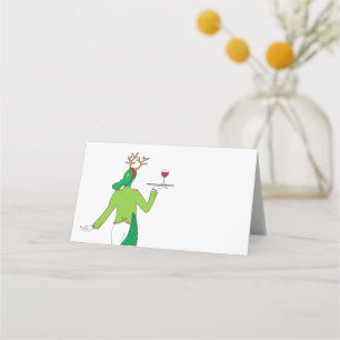 Christmas Gator Place Card