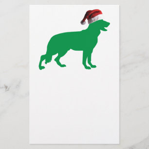 Christmas German Shepherd Stationery