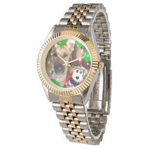 Christmas German Shepherd & Toy Reindeer Watch