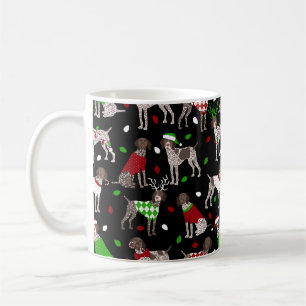 Christmas German Shorthaired Pointer Coffee Mug