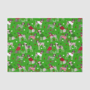 Christmas German Shorthaired Pointer Tissue Paper