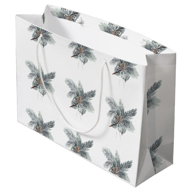 Christmas Gift Bag  (Back Angled)