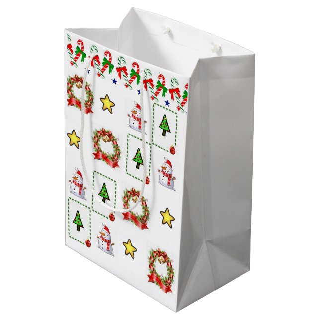 Christmas Gift Bags (Back Angled)