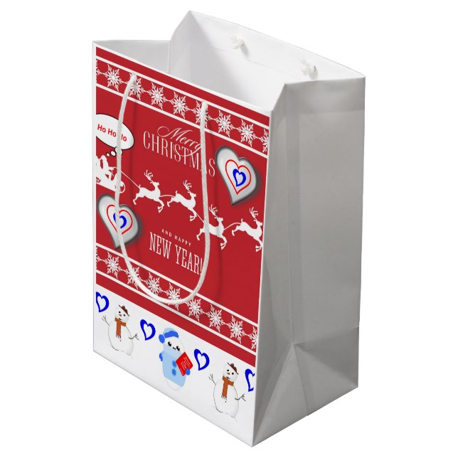Christmas Gift Bags (Back Angled)