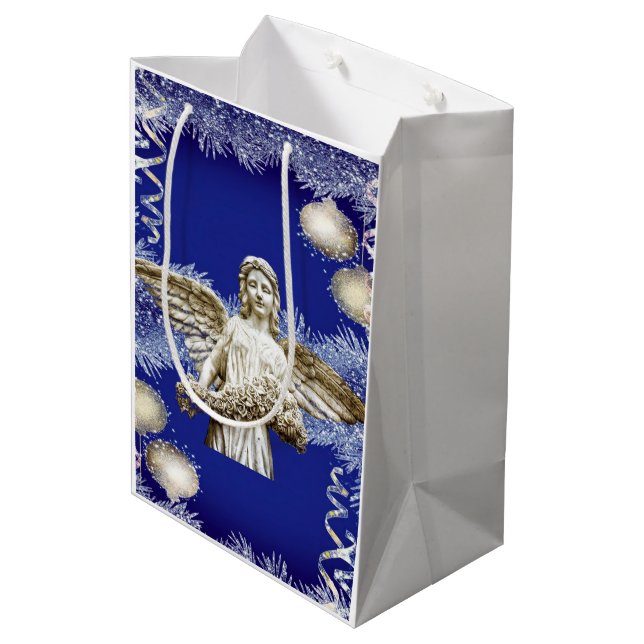 Christmas Gift Bags Angel (Back Angled)