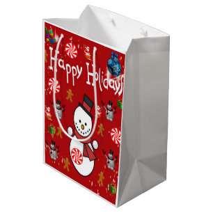 Christmas Gift Bags Happy Holidays