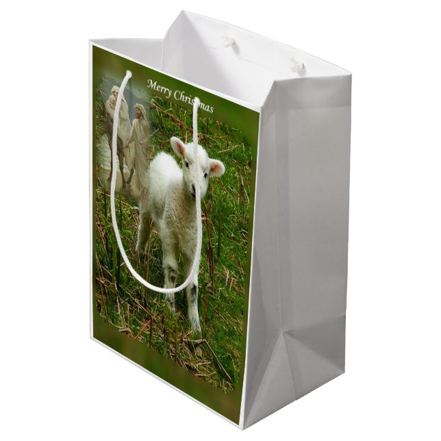 Christmas Gift Bags Jesus Christ (Back Angled)