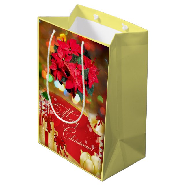 Christmas Gift Bags Merry Christmas (Back Angled)