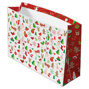 Christmas Gift Bags with Christmas symbols XMAX
