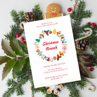 Christmas Gift Exchange Holiday Party Invitation