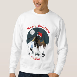 christmas gift family, customize personalized name sweatshirt