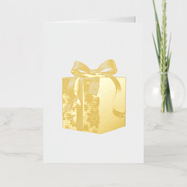 Christmas Gift Foil Holiday Card (Front)
