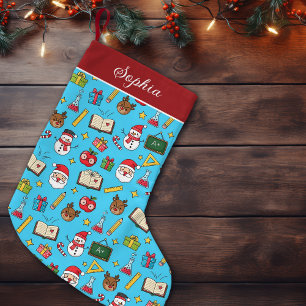 Christmas Gift For School Teacher Personalized Small Christmas Stocking