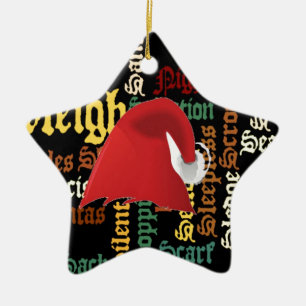 Christmas gift Have a Nice Day & a Better Night Ceramic Ornament