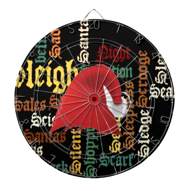 Christmas gift Have a Nice Day & a Better Night Dartboard (Front)