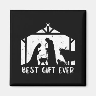 Christmas Gift Jesus Nativity Christian Men Women  Magnet