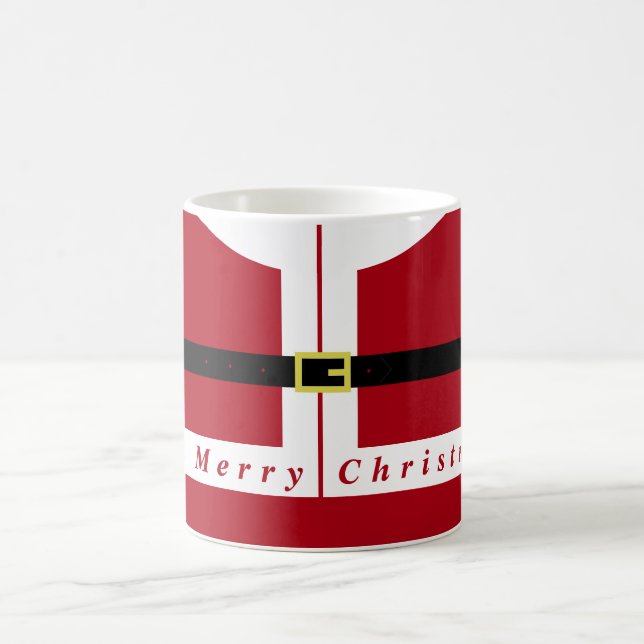 Christmas Gift Mug Funny Santa Design (Center)