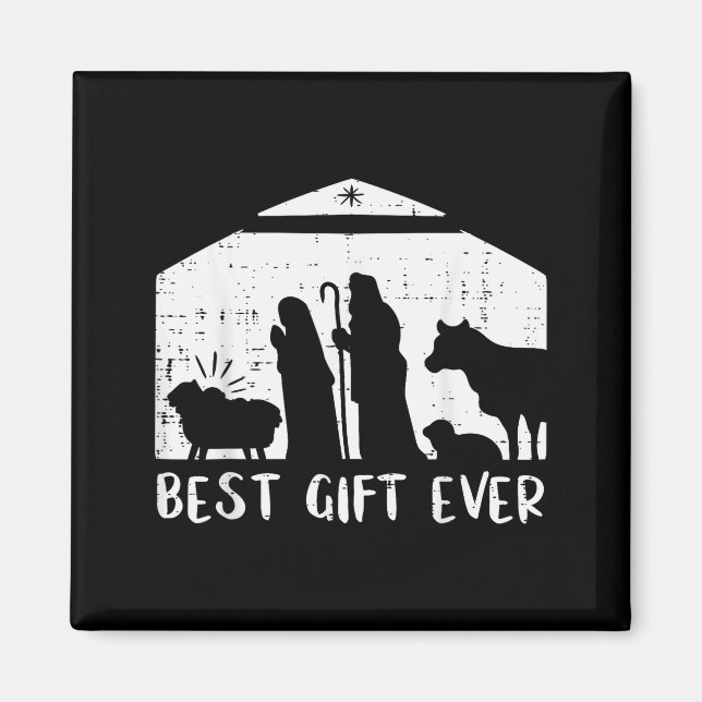 Christmas Gift Nativity Xmas Christian Men Women K Magnet (Front)