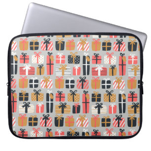 Christmas gift pattern laptop sleeve
