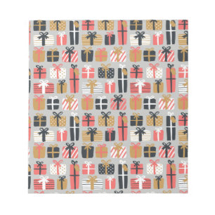 Christmas Gift Pattern Notepad
