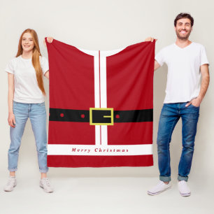 Christmas Gift Santa Fleece Blanket