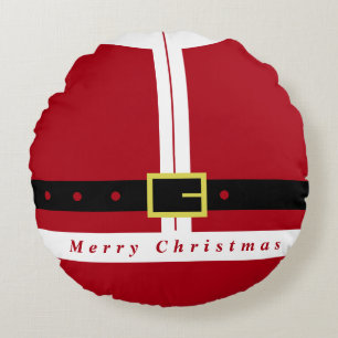 Christmas Gift Santa Round Pillow