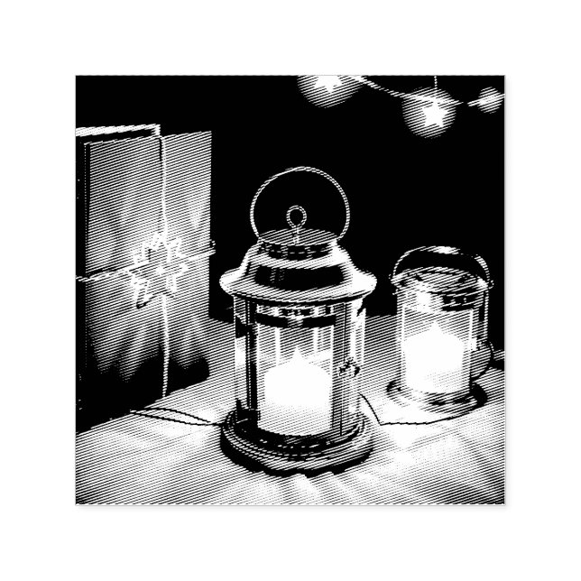 Christmas gift self-inking stamp (Design)