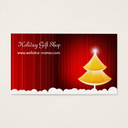Christmas Gift Shop Card