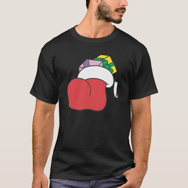 Christmas Gift Stocking T-Shirt (Front)