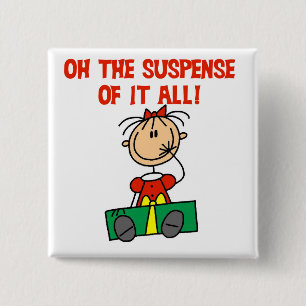 Christmas Gift Suspense Tshirts and Gifts 2 Inch Square Button