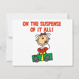 Christmas Gift Suspense Tshirts and Gifts Holiday Card