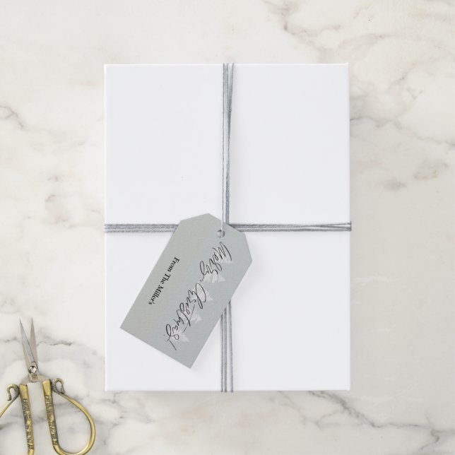 Christmas Gift Tag  (With Twine)