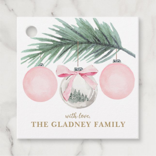 Christmas Gift Tag Cards  (Front)