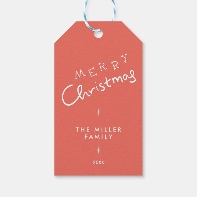 Christmas Gift Tag – Festive (Back)