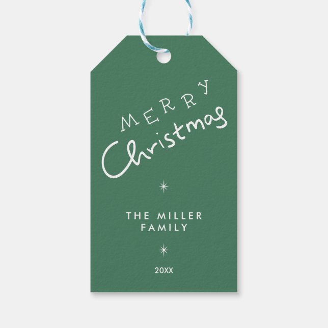 Christmas Gift Tag – Festive (Back)
