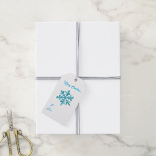 Christmas Gift Tag-Gold Snowflake Gift Tags