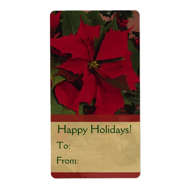 Christmas Gift Tag Labels (Front)