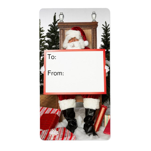 Christmas Gift Tag Labels (Front)