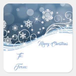 Christmas Gift Tag Stickers