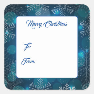 Christmas Gift Tag Stickers