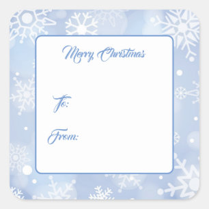Christmas Gift Tag Stickers